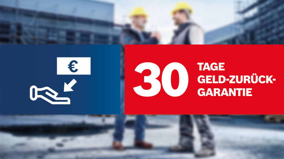 30 Tage Geld zurück garantie